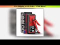GOOLOO 12V Car Jump Starter 4000A Car Battery Starter 24000mAh Portable Power Bank Booster Auto