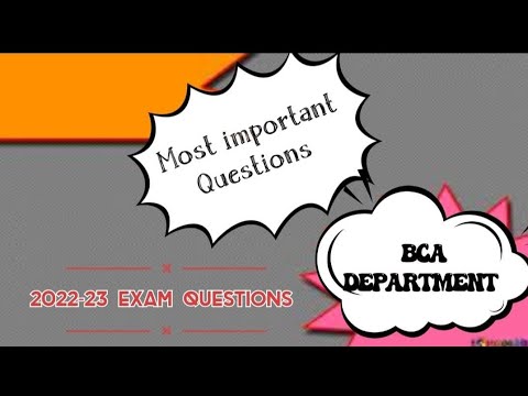 Web Technology || Web Tech Most Important Questions #bca #creative #skills  #trending #technology
