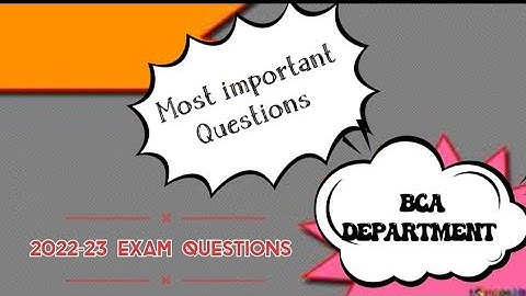 Web Technology || Web Tech Most Important Questions #bca #creative #skills  #trending #technology