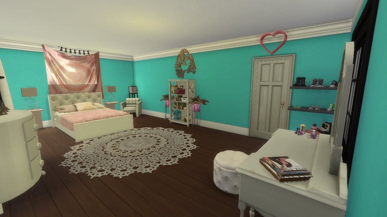 Speed Build Sims 4 Teenage Girl Room Youtube