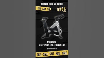 🚴‍♂️TechnoGym Group Cycle Ride Spinning Bike!
