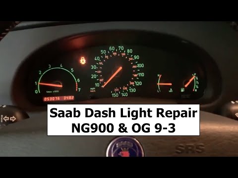 Saab Dash Light Repair - NG 900 & OG 9-3