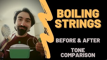 Boiling Old Strings of Acoustic Guitar | Before - After Comparison| Is it a myth or truth?