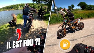 Big 50cc ride! (We meet a crazy guy + my friend breaks down) 😳