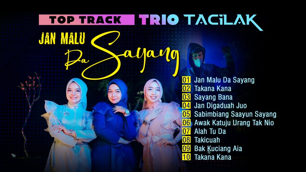 Trio Tacilak Top Track Terbaru - Jan Malu Da Sayang (Official Music Track)