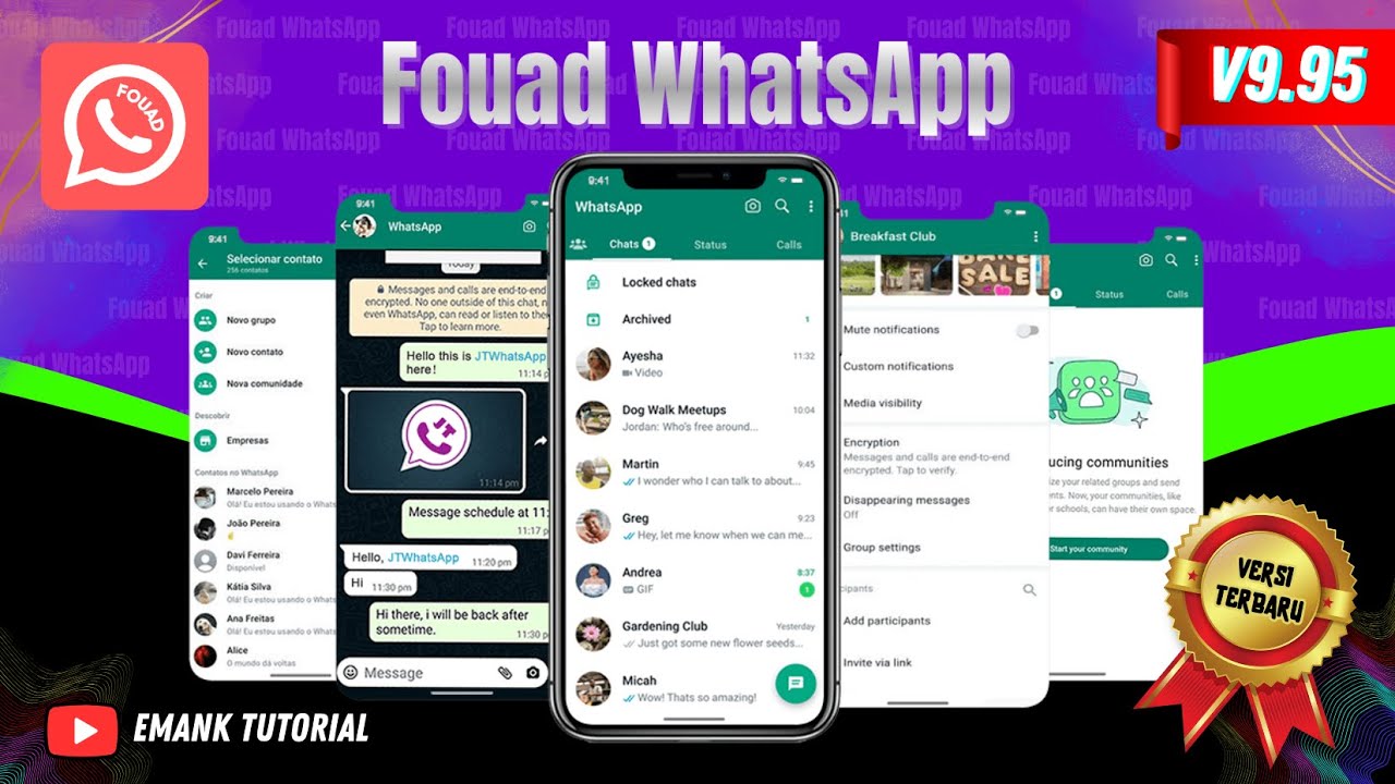 fouad whatsapp v9.95 update versi terbaru 2025 fouad wa whatsapp