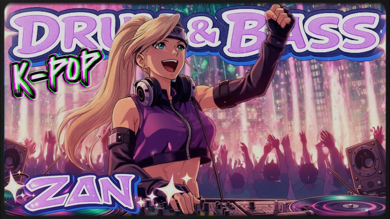 Kunoichi Club 🇯🇵 Japanese K-Pop Drum & Bass ⚡ High Energy DnB Mix for Workout, Dance & Anime Vibes
