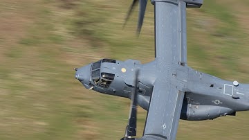 Osprey  Low Level Flight Mach Loop, BWLCH