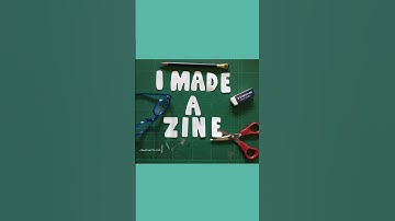 I made a Zine from My Sketchbook! #zines #sketchbook