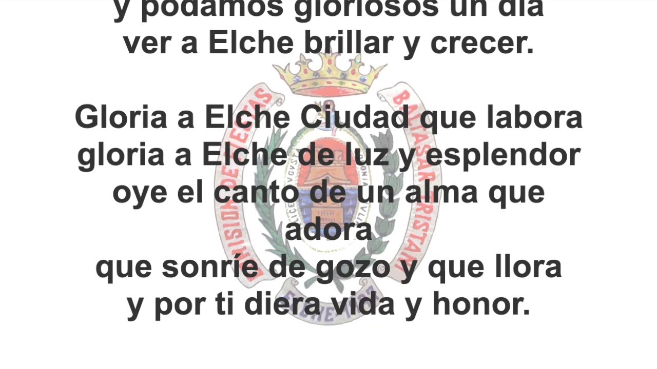Himno a elche subtitulado