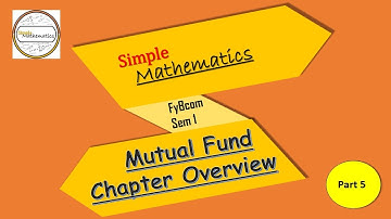 FyBcom Mutual Fund Part 5