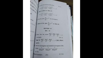 MDU BSc 4 th semester Mathematics sequestration and series 2021