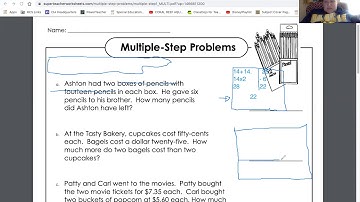 Solving word problems using part part whole