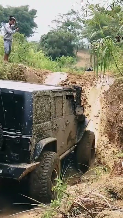 Jeep Wrangler JK Rubicon with TONS of torque! 😲🔥😲 #offroad #shorts