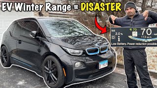 Are Electric Vehicles Useless in the Cold? - BMW i3 Winter Range