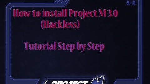 How to Install Project M 3.0