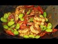 สะตอผัดกะปิกุ้งสด สะตอเขียวสวย Stink bean with shrimp paste | กินได้อร่อยด้วย