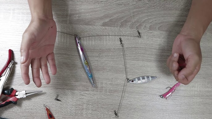 HOW TO MAKE WIRE SINGLE ASSIST HOOK FOR SLOW JIGGING 