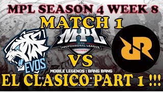 EVOS VS RRQ MATCH 1 GAME 2 - MPL SEASON 4 WEEK 8 - MOBILE LEGENDS | GEMBOR GAMING