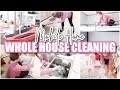 WHOLE HOUSE CLEAN WITH ME | DEEP CLEANING MOTIVATION