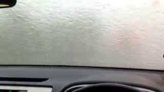 Brisbane storm getting smashed by hail on the ICB