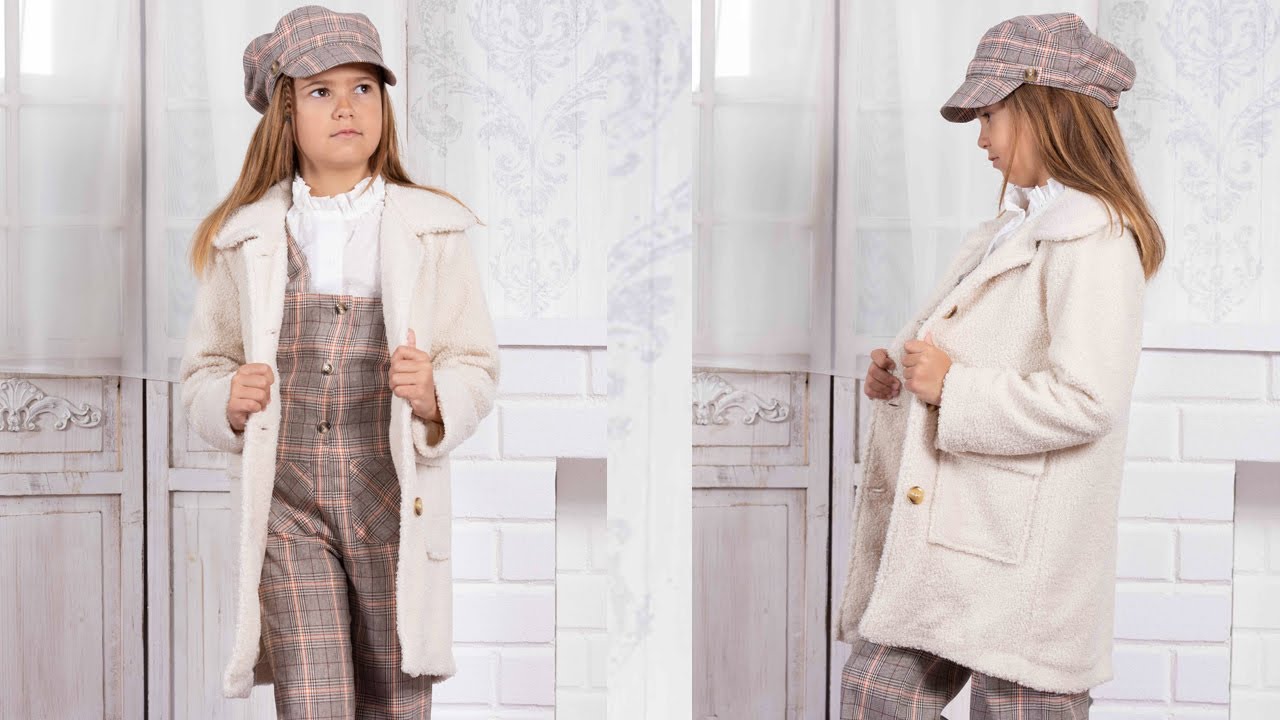 Abrigo de baguilla. REVISTA PATRONES INFANTILES nº 14