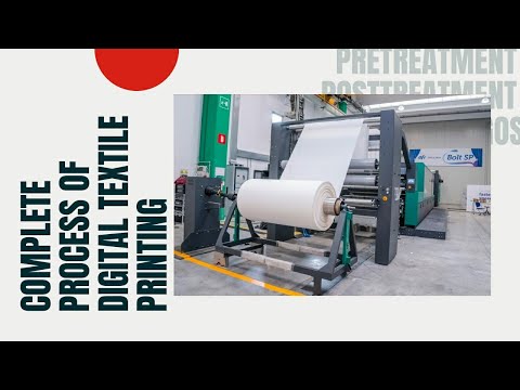 A complete process of digital textile printing solution | Pretreatment | Post Treatment |Reactive