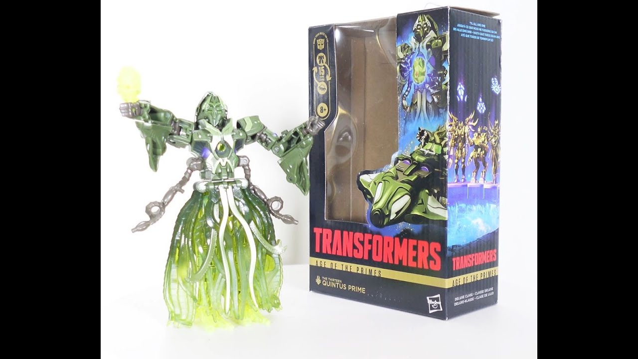 Transformers Age of Primes Deluxe Class Quintus Prime Unboxing & Reviews