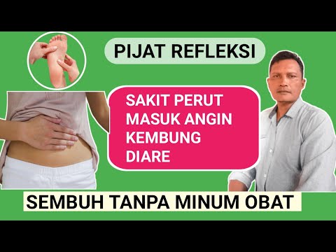 PIJAT REFLEKSI SAKIT PERUT, PIJAT PERUT