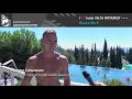 Чемпион мира по клифф-дайвингу Артем Сильченко тренировался в бассейне отеля Yalta Intourist