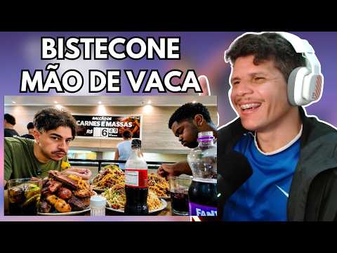 REACT - Bistecone | FINALMENTE MEU AMIGO BANCOU UM ALMOÇO DE QUALIDADE!