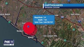 Back-to-back earthquakes strike Newport Beach