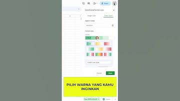 Conditional Formatting - Google Sheets Tips & Tricks #belajaronline #googlesheets