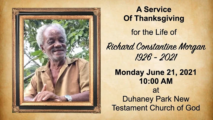 Service of Thanksgiving for the life of Richard Co...