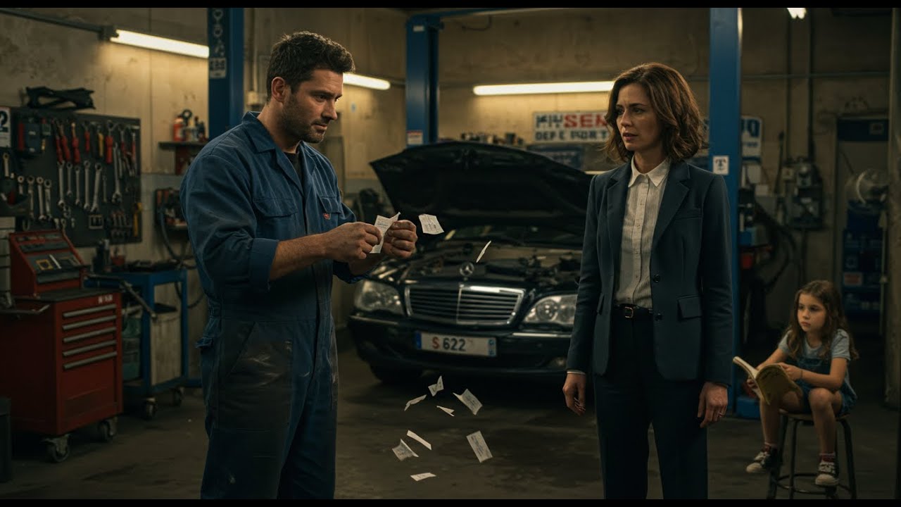 Une millionnaire tend un chèque à un pauvre mécanicien —il le déchire et dit « gardez votre argent »