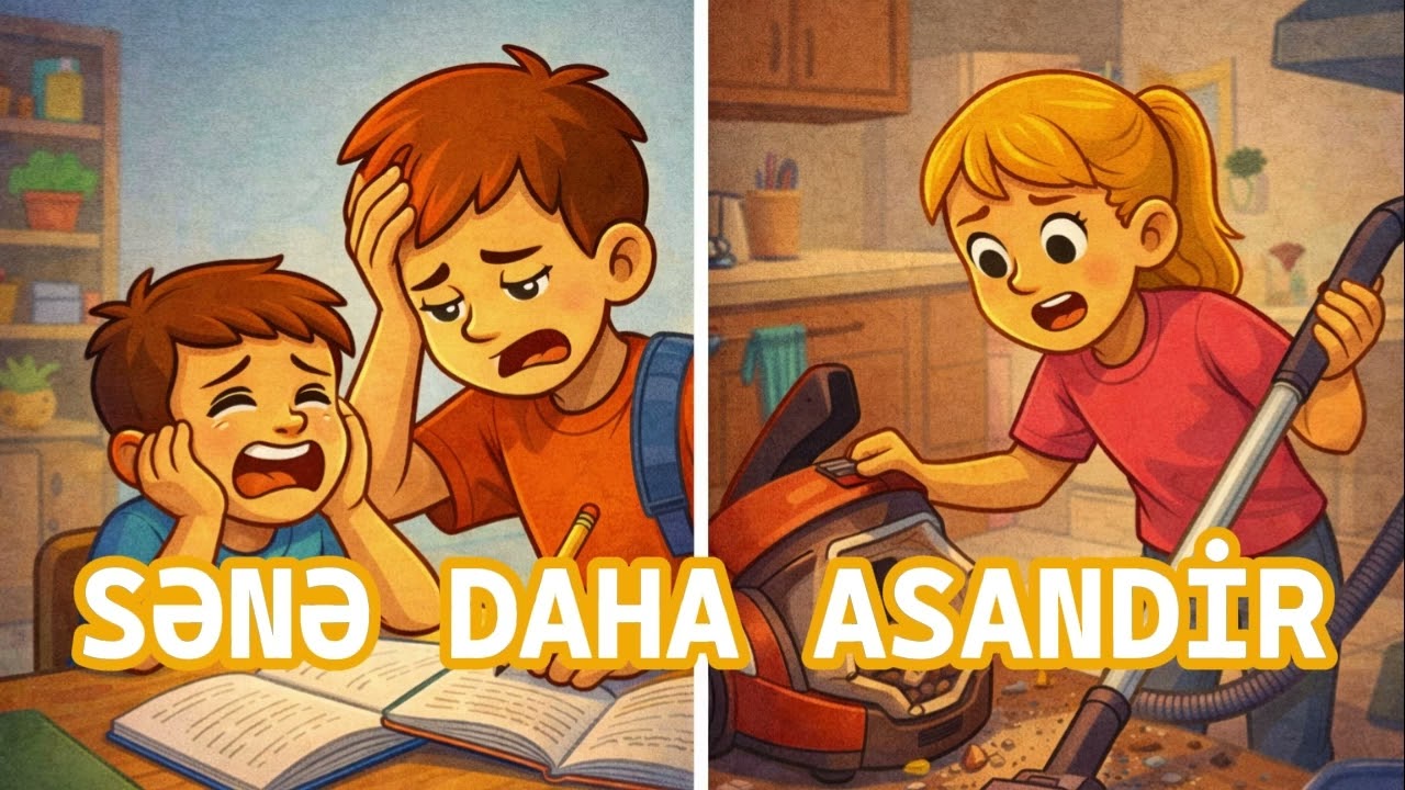 SƏNƏ DAHA ASANDİR ✨  Öyrədiçi uşaq hekayəsi