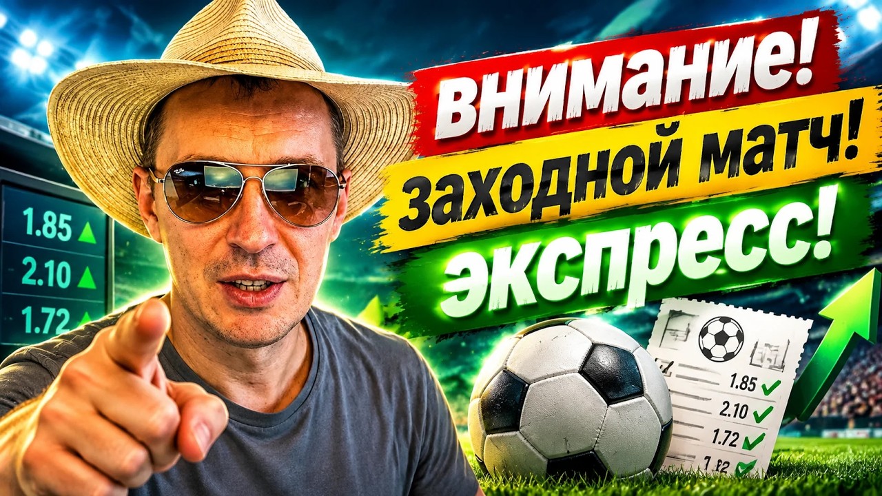 Выбран САМЫЙ заходной на сегодня Матч ДНЯ. Прогнозы на … — Transcript