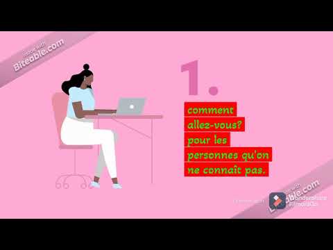 للسؤال عن الصحه في الفرنسية