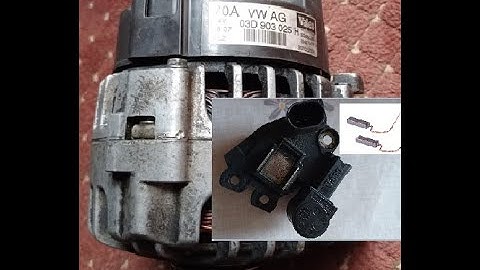FIX Car Alternator Part 1 (Carbon Brushes Removal)