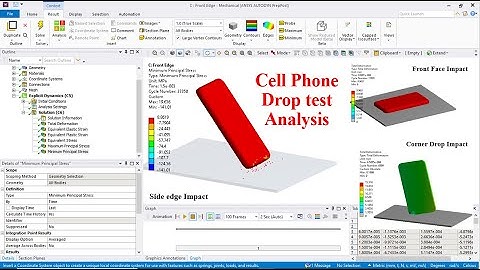 Cellphone Drop Analysis Using ANSYS (Explicit Dynamic)
