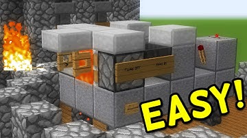 "FLAMING ARROW MACHINE GUN!" | Minecraft Tutorial | [EASY & FAST!]