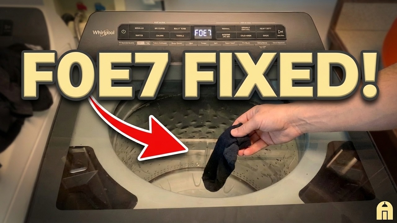 How to Fix F0E7 Whirlpool Washer: Step-by-Step Troubleshooting Guide