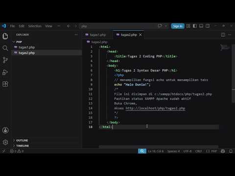 Tutorial Coding PHP: Syntax Dasar