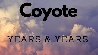 Years & Years - Coyote (Lyrics) перевод на русский язык