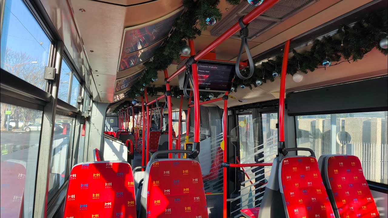 Vianočný trolejbus v Bratislave 2025 | Škoda 31Tr SOR • 