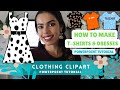 How to make clothing Clipart in PowerPoint tutorial (P.S You don&#39;t need to know how to draw)