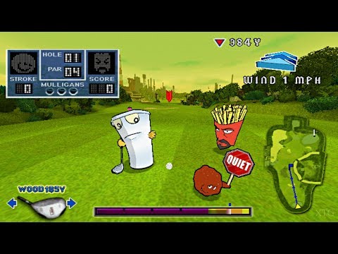 Aqua Teen Hunger Force Zombie Ninja Pro-Am PS2 Gameplay HD (PCSX2)