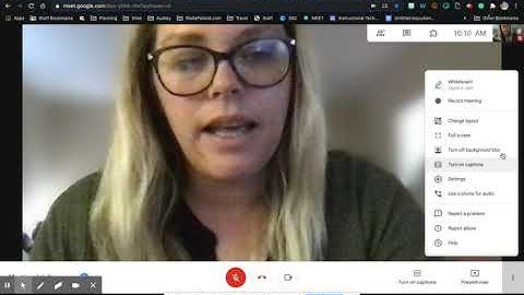 Blur your background with Google Meet