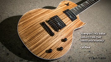 Atmospheric Rock Ballad Backing Track C# Minor