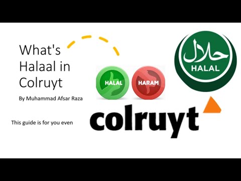 What is Halaal In Colruty || Finding Halal in Colruyt || Muhammad Afsar Raza